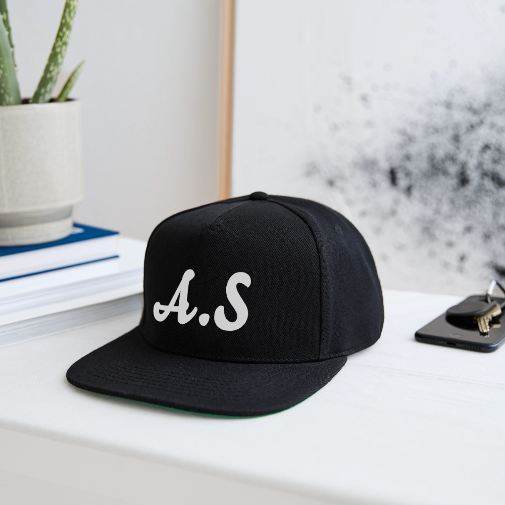 A.S - Snapback Cap - black/black