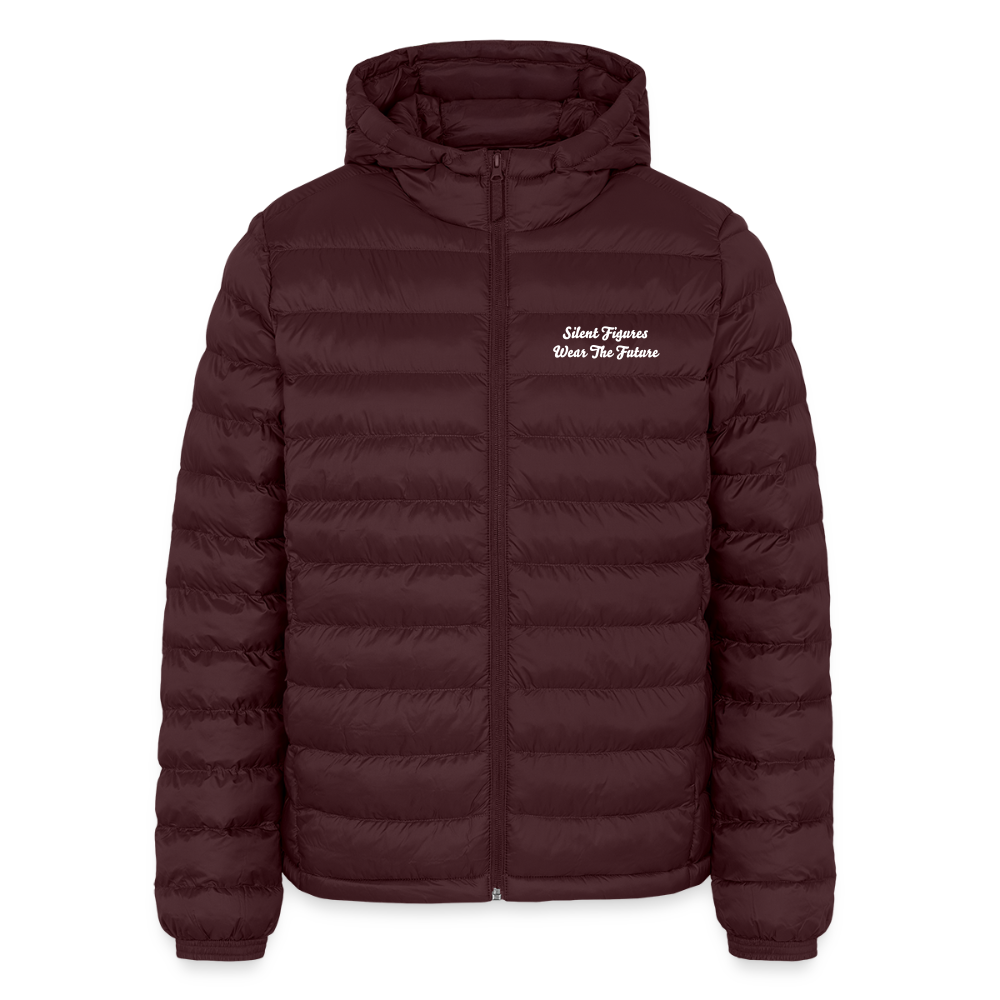 Light Puffer Winter Jacket - maroon