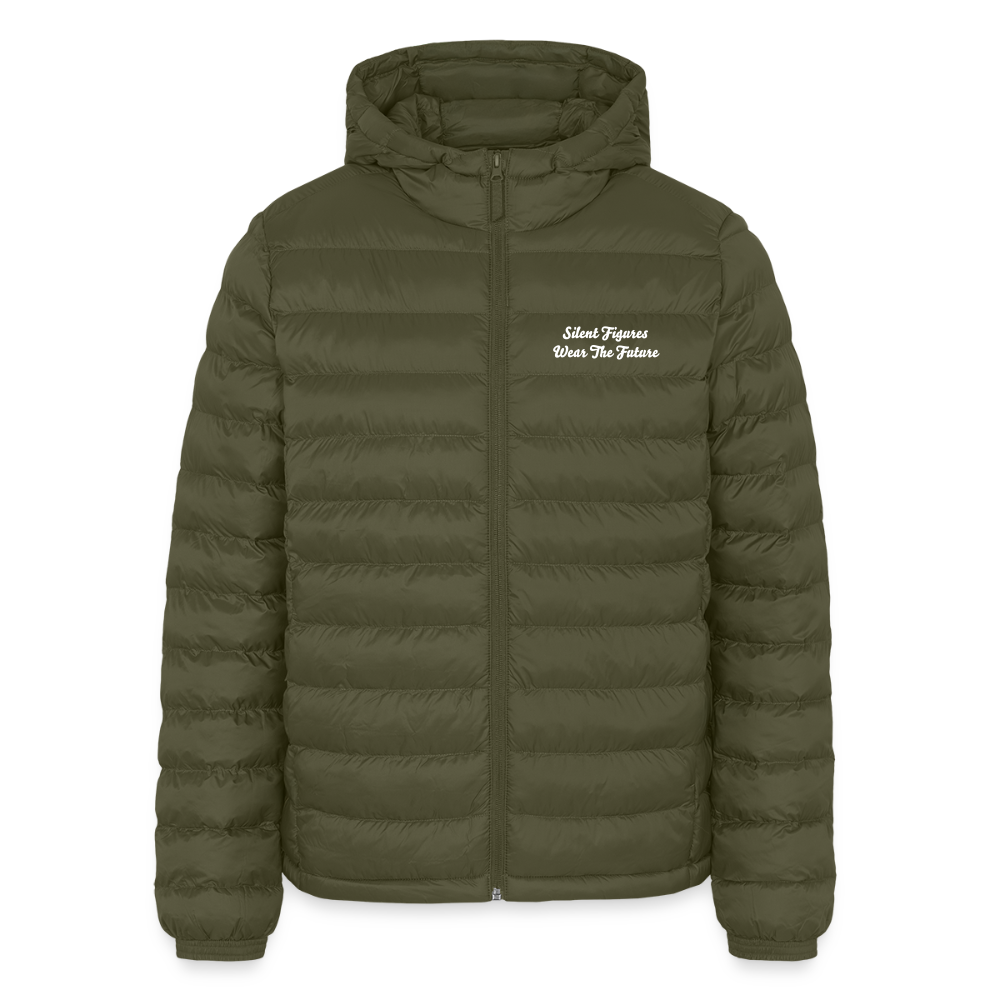 Light Puffer Winter Jacket - khaki
