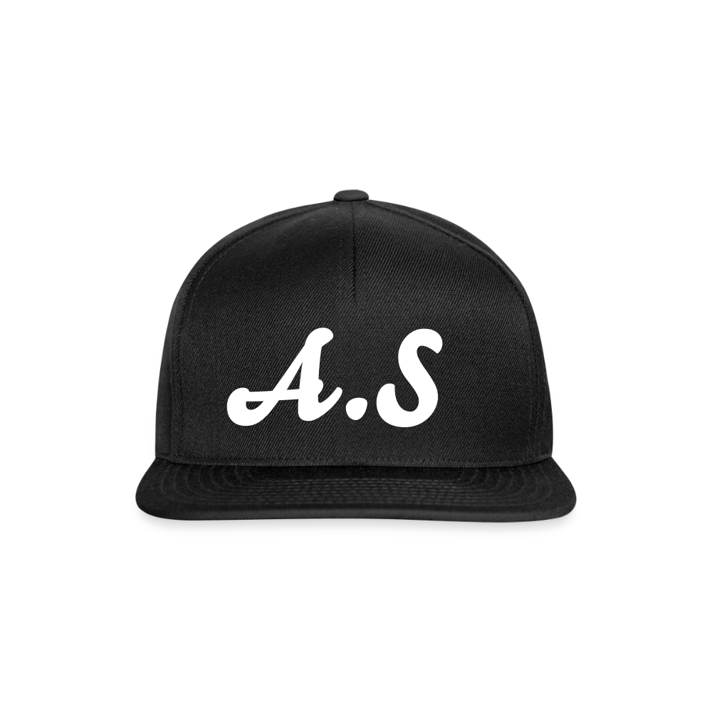 A.S - Snapback Cap - black/black