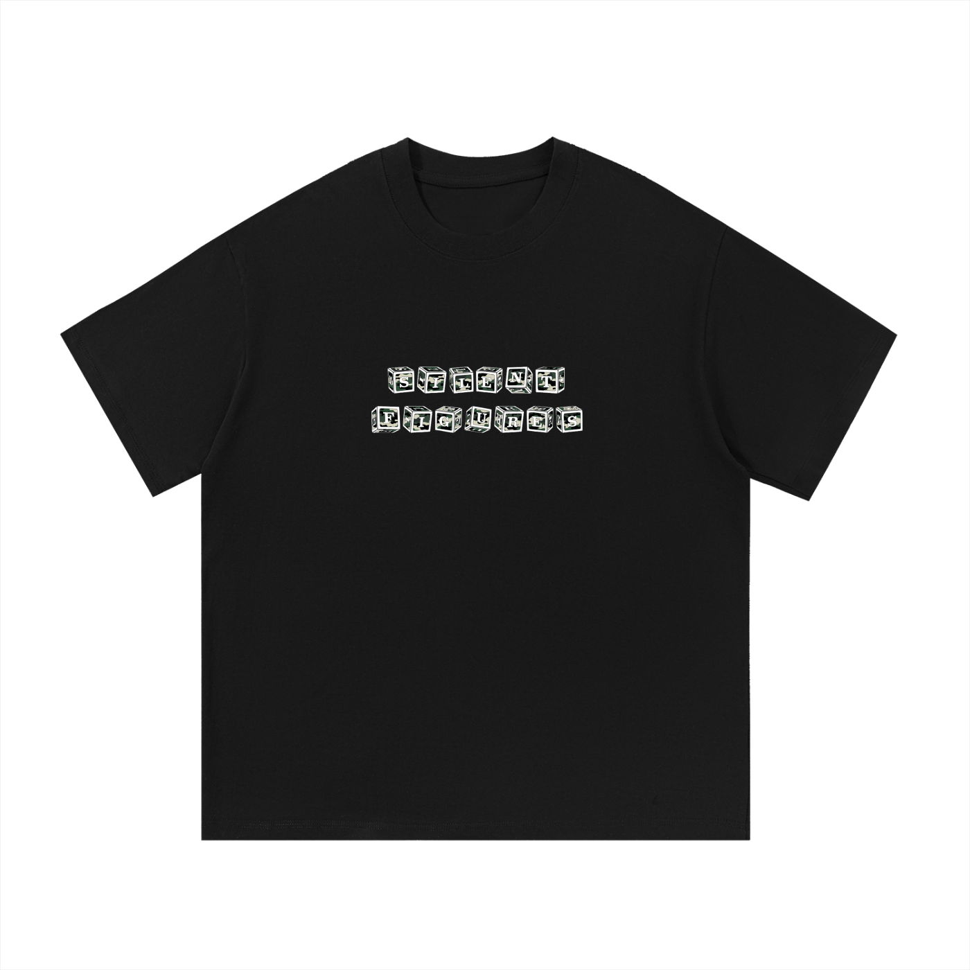 TEE - GREEN CAMO DICE [BLACK]